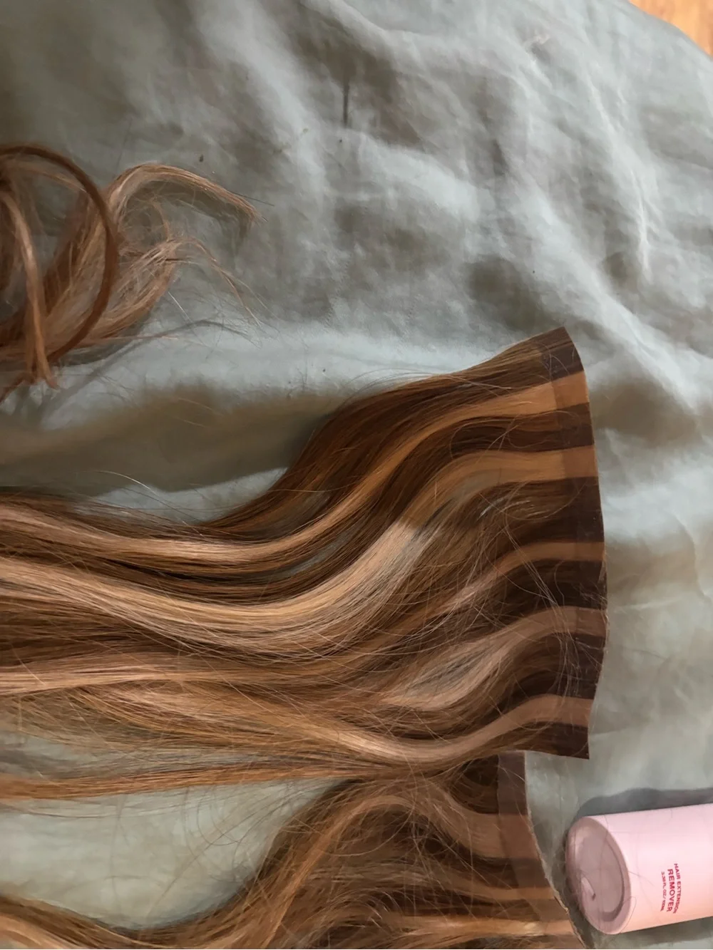 Muse Tape-In Extensions in Blonde and Light Brown Blend